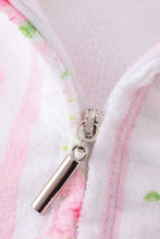 Pink floral pocket girl hoodie - ARIA KIDS