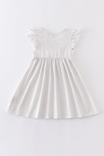 Cow smocked ruffle girl dress - ARIA KIDS