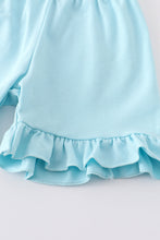 I love MAMA embroidery stripe girl set - ARIA KIDS