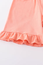 Green floral print pocket ruffle girl set - ARIA KIDS