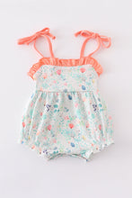Green floral print girl bubble - ARIA KIDS