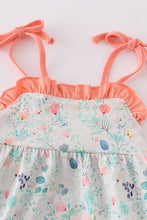 Green floral print girl bubble - ARIA KIDS
