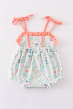 Green floral print girl bubble - ARIA KIDS
