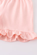 Pink floral charactor applique girl set - ARIA KIDS