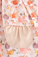 Pumpkin french knot pocket dress - ARIA KIDS