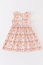 Pumpkin french knot pocket dress - ARIA KIDS