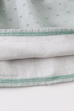 Green swiss dot dress - ARIA KIDS
