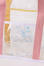 Pink clear waterproof beach travel bag - ARIA KIDS