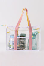 Pink clear waterproof beach travel bag - ARIA KIDS