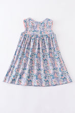 Rainbow sun embroidery dress