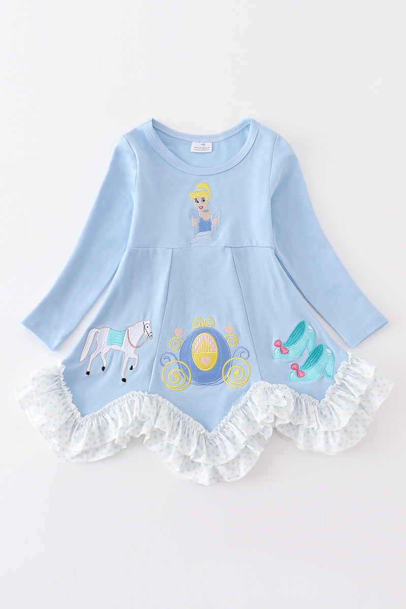 Frozen embroidery twirl dress - ARIA KIDS