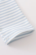 Grey stripe truck applique boy set - ARIA KIDS