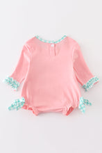 Pink princess smocked girl bubble - ARIA KIDS