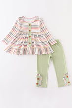Stripe pocket ruffle girl set - ARIA KIDS