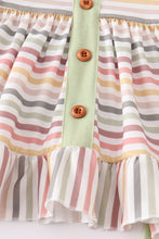 Stripe pocket ruffle girl set - ARIA KIDS