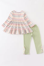 Stripe pocket ruffle girl set - ARIA KIDS