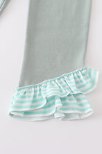 Truck and dog applique stripe girl set - ARIA KIDS