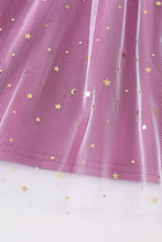 Purple halloween ghost pumpkin applique girl dress