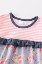 Pink floral print girl bubble - ARIA KIDS