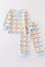 Truck pumpkin print boy pajamas - ARIA KIDS