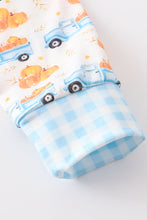 Truck pumpkin print boy pajamas - ARIA KIDS