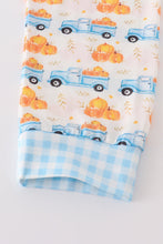 Truck pumpkin print boy pajamas - ARIA KIDS