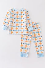 Truck pumpkin print boy pajamas - ARIA KIDS