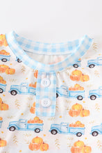 Truck pumpkin print boy pajamas - ARIA KIDS