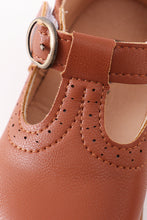 Brown vintage leather shoes - ARIA KIDS