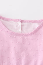 Purple swiss dot pumpkin print dress - ARIA KIDS