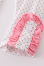 Pink ballerina girl embroidery set - ARIA KIDS