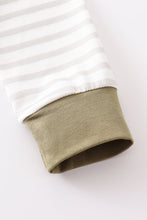 Stripe airplane embroidery boy set - ARIA KIDS