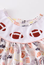 French knot football baby romper - ARIA KIDS