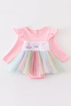 Rainbow star embroidery girl bubble - ARIA KIDS