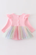 Rainbow star embroidery girl bubble - ARIA KIDS