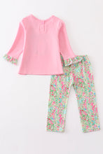 Pink pumpkin applique girl set - ARIA KIDS