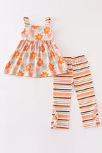 Floral print strap girl set - ARIA KIDS