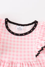 Pink halloween ghost applique ruffle dress - ARIA KIDS