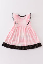 Pink halloween ghost applique ruffle dress - ARIA KIDS
