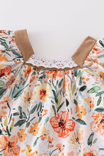 Floral print lace girl dress - ARIA KIDS