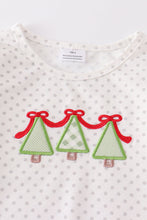 Red christmas tree applique girl set - ARIA KIDS