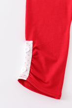 Red christmas tree applique girl set - ARIA KIDS