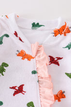 Dinosaur print baby girl sleepsuit - ARIA KIDS