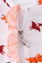 Dinosaur print baby girl sleepsuit - ARIA KIDS