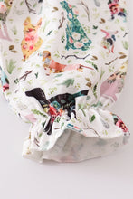 Puppy print ruffle girl set - ARIA KIDS