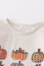 Leopard pumpkin print ruffle girl set - ARIA KIDS