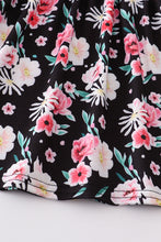 Floral print pumpkin applique dress - ARIA KIDS