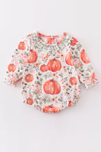 Pumpkin print girl bubble - ARIA KIDS