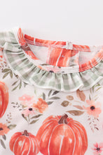 Pumpkin print girl bubble - ARIA KIDS
