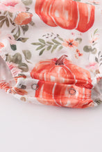 Pumpkin print girl bubble - ARIA KIDS